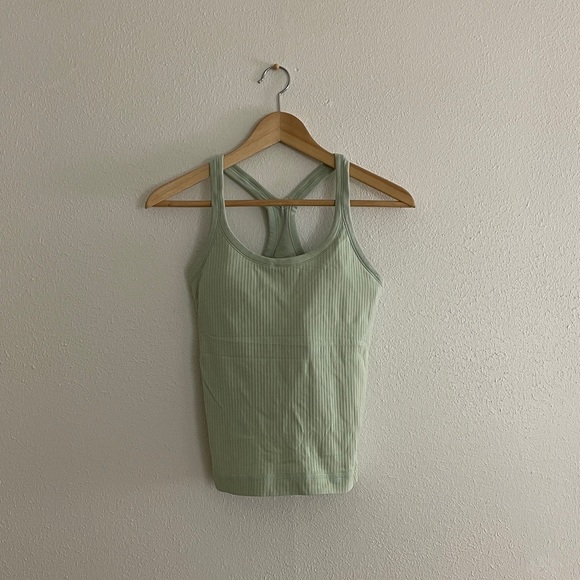 Lululemon Racerback Tank Ribbed Crop Sports Top - Picture 14 of 14